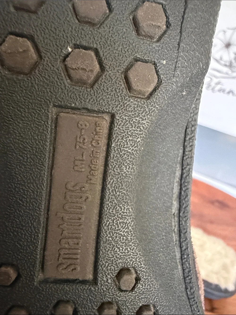 Smartdogs leather shearling sandals 7.5/8